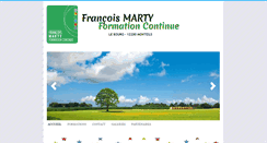 Desktop Screenshot of francoismartyformationcontinue.com