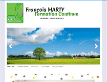 Tablet Screenshot of francoismartyformationcontinue.com